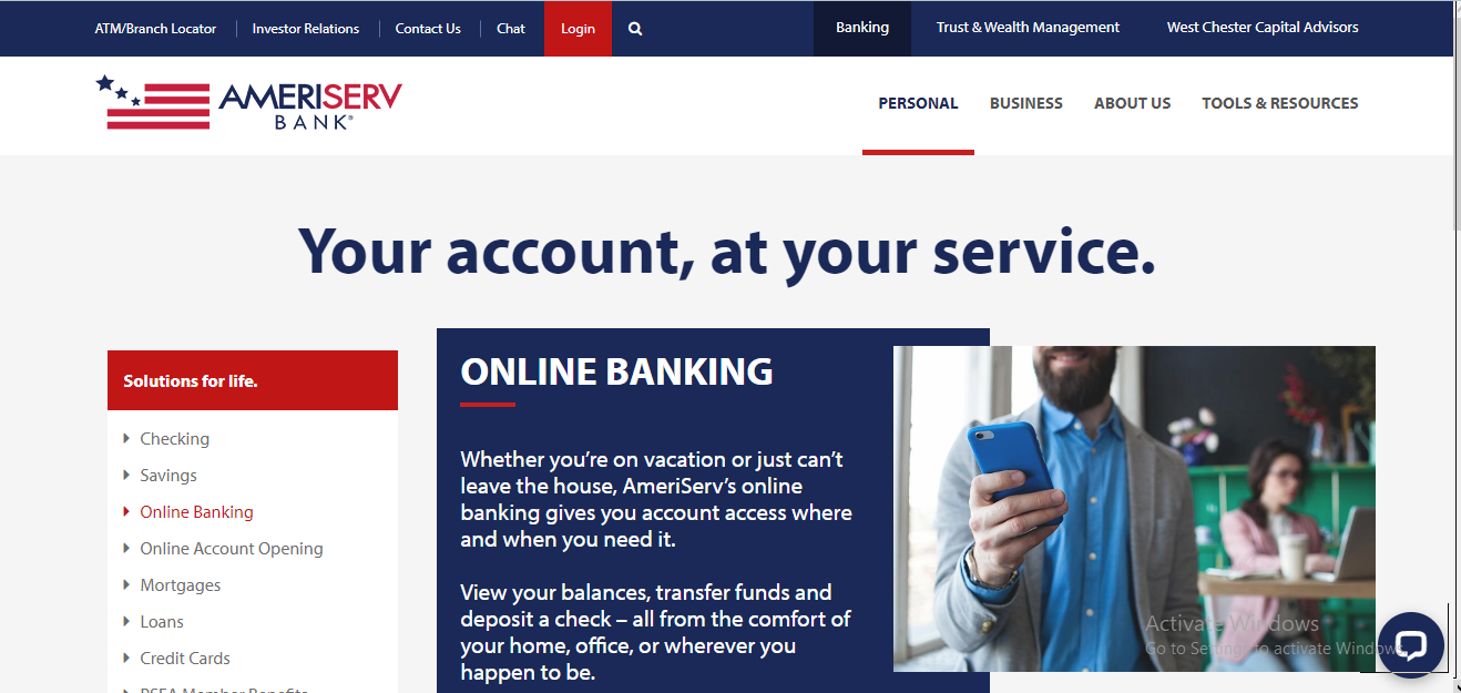 AmeriServ Online Banking