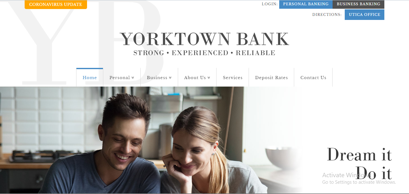 Yorktown Bank Online Banking