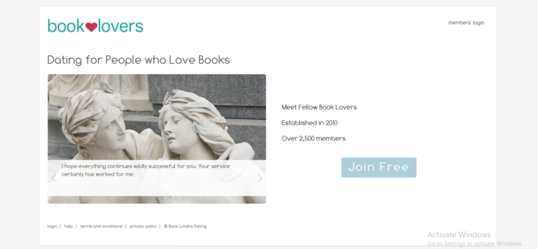 Book Lover Dating Sign up – Dating for people who love books – Booklovers Online Dating Signup