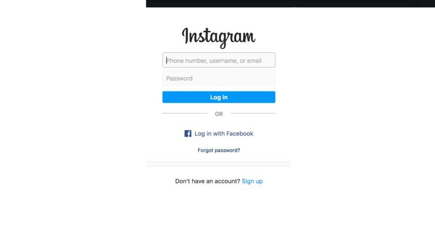 Instagram Signin Through Facebook